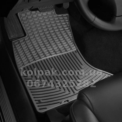 Килимки в салон Lexus IS 2005-2014, AWD, передні, чорні, Weathertech W78 — фото 2