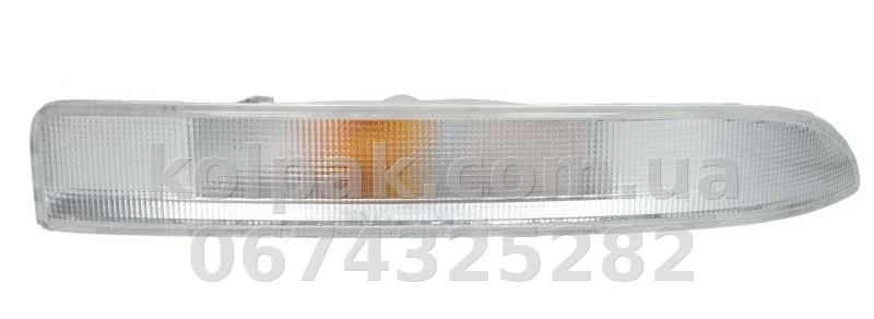 Right indicator light Opel Movano/Renault Master 1998-2003, white, without bulb holder, Depo, 551-1607R-UE-C Right indicator light Opel Movano/Renault Master 1998-2003, white, without bulb holder, Depo, 551-1607R-UE-C β photo 1