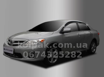 Дефлектори вікон Toyota Corolla 2007-2013 4 шт. Clover AC A169 — фото 6