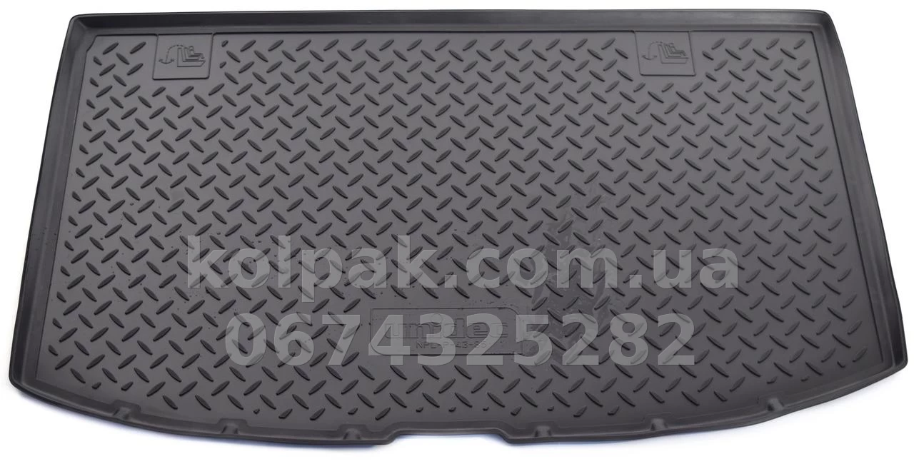 Polyurethane boot mat for Kia Venga YN HB 2010-, Norplast NPL-P-43-85 Polyurethane boot mat for Kia Venga YN HB 2010-, Norplast NPL-P-43-85 β photo 1