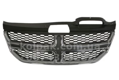 Решітка радіатора Dodge Journey 2011-2019 SE/SXT/Crossroad 2011-, чорна/хромована, AVTM, 182407991 Решітка радіатора Dodge Journey 2011-2019 SE/SXT/Crossroad 2011-, чорна/хромована, AVTM, 182407991 — фото 2