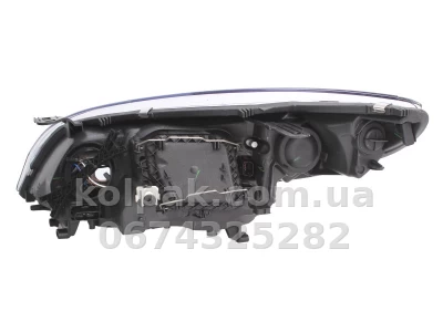 Front right headlight Renault Megane 3 2008-2013, H7/H1, with motor, chrome-plated frame, Depo, 551-1178RMLDEM1 — photo 2