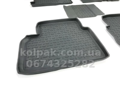 Floor mats for Honda Civic 2006-2011, 4D, Rubber, 5 pcs, Seintex, 81892 — photo 5