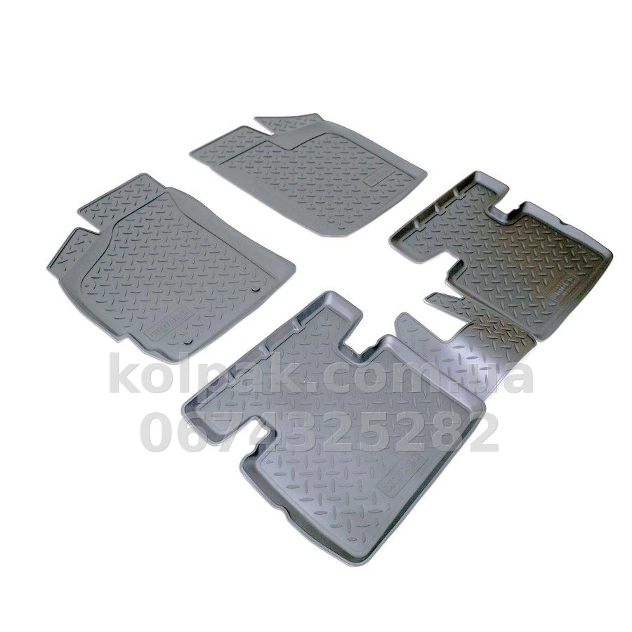 Polyurethane floor mats for Lifan Smily 2011-, Norplast, NPL-Po-51-60 Polyurethane floor mats for Lifan Smily 2011-, Norplast, NPL-Po-51-60 β photo 1