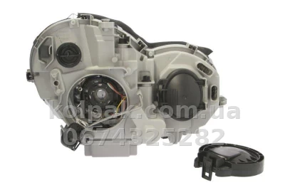 Передня ліва фара Mercedes-Benz C-Class W203 2000-2004, xenon (D2S)/H7, прозора, електричне регулювання, із моторчиком, Depo, 440-1136L-LDHEM — фото 2