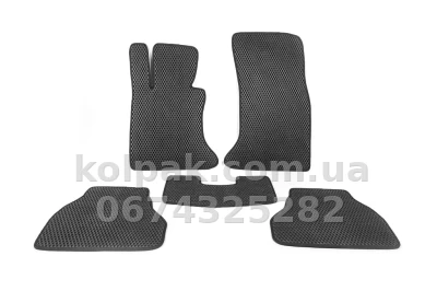 Килимки в салон BMW 5 (E60) (2003-2010) EVA (колір — чорний) 5 шт. AVTM BLCEV1045 Килимки в салон BMW 5 (E60) (2003-2010) EVA (колір — чорний) 5 шт. AVTM BLCEV1045