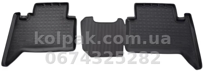 Polyurethane floor mats for Chevrolet TrailBlazer 2012-, 5 seats, Norplast, NPA01-C12-780 — photo 4