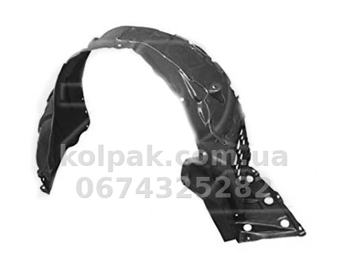 Front left wheel arch liner Nissan Pathfinder 2013-2017/Infiniti JX/QX60 2012-2016 638413JA0A AVTM 445059387 Front left wheel arch liner Nissan Pathfinder 2013-2017/Infiniti JX/QX60 2012-2016 638413JA0A AVTM 445059387 β photo 1
