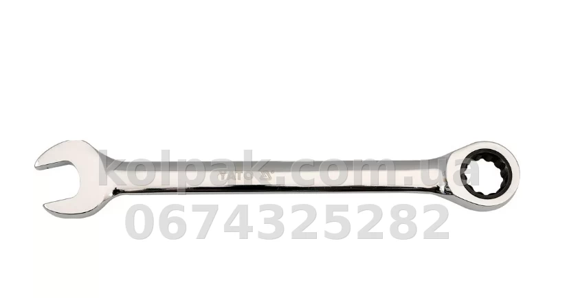 Klucz płasko-oczkowy z grzechotką 24 mm Yato YT-0202 Klucz płasko-oczkowy z grzechotką 24 mm Yato YT-0202 — zdjęcie 1