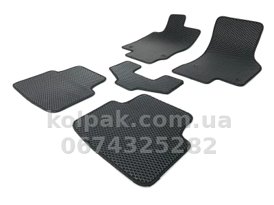 Килимки в салон Volkswagen Passat B8 2015-, EVA, чорні, 5 шт., AVTM BLCEV1674 — фото 2