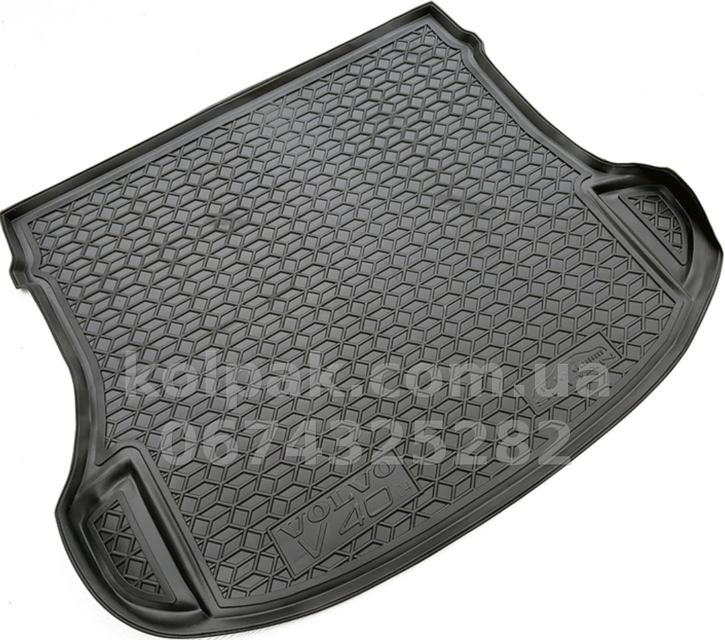 Poliuretanowa mata do bagażnika Volvo S40 2004-, Avto-Gumm 112050 Poliuretanowa mata do bagażnika Volvo S40 2004-, Avto-Gumm 112050 — zdjęcie 1