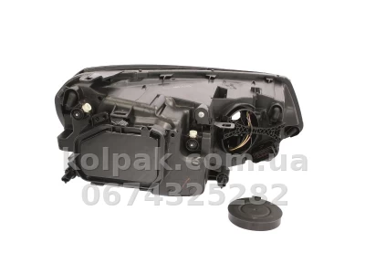 Front left headlight Volkswagen Touareg 2010-2014, H7/H15, electric adjustment, with motor, Depo, 441-11F3LMLD-EM — photo 2