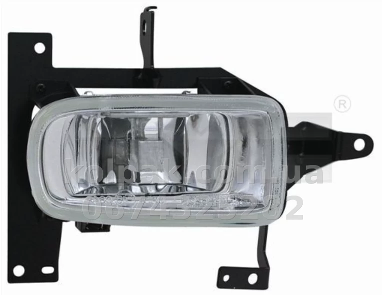 Передня права протитуманна фара Mazda 626 GF/GW 1997-2000, без ламп (H1), Depo, 2162013RUE Передня права протитуманна фара Mazda 626 GF/GW 1997-2000, без ламп (H1), Depo, 2162013RUE — фото 1