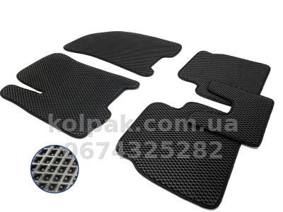Килимки в салон Chevrolet Aveo 2005-2011, EVA, чорні, 5 шт., AVTM BLCEV1076 Килимки в салон Chevrolet Aveo 2005-2011, EVA, чорні, 5 шт., AVTM BLCEV1076