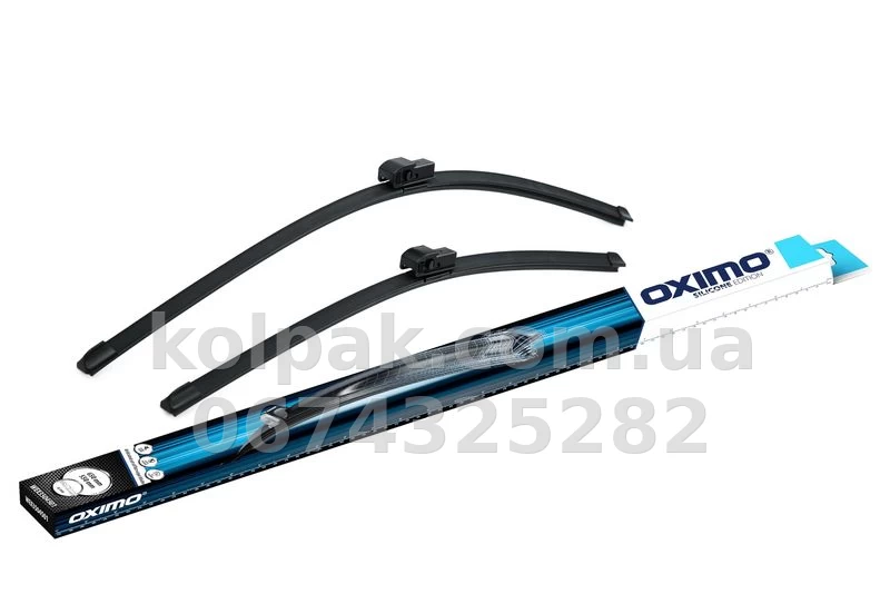 Wiper blades Peugeot 607 (00-12), set 2 pcs type β frameless 650+550 mm Oximo WEX3504501 Wiper blades Peugeot 607 (00-12), set 2 pcs type β frameless 650+550 mm Oximo WEX3504501 β photo 1