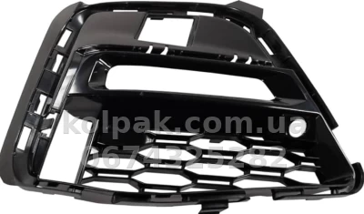 Права решітка бампера BMW 3-Series G20/G21 2019-2022, M-Sport, зовнішня, чорний глянець, AVTM, 51118069372, 181442926
