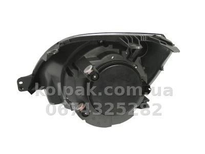 Front right headlight Ford Fiesta 5 2006-2008, H4, electric adjustment, with motor, Depo, 431-1172R-LD-EM — photo 2