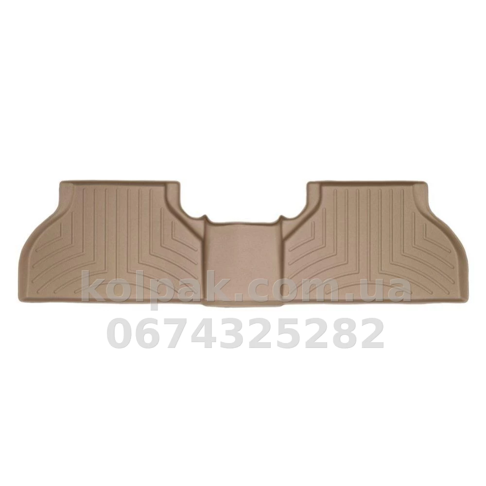 Floor mats for BMW X5/X6 2007-, with raised edges, rear, beige, Weathertech 450952 Floor mats for BMW X5/X6 2007-, with raised edges, rear, beige, Weathertech 450952 β photo 1