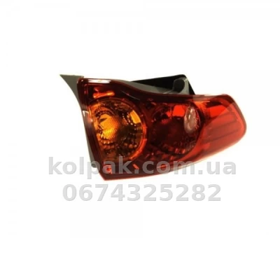 Задній лівий ліхтар Toyota Corolla 2007-2010, зовнішній, Depo, 212-19Q3L-UE