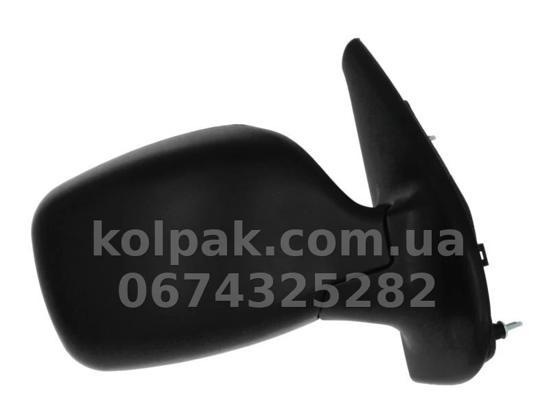 Праве бічне дзеркало Renault Kangoo 2003-, у зборі, електричне регулювання, із підігрівом, асферичне, AVTM, 189226174 Праве бічне дзеркало Renault Kangoo 2003-, у зборі, електричне регулювання, із підігрівом, асферичне, AVTM, 189226174 — фото 1