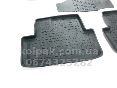 Floor mats for Renault Megane 3 2008-, Rubber, 5 pcs, Seintex, 83252 — photo 5