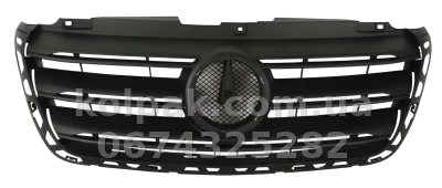 Решітка радіатора Mercedes-Benz Sprinter 2006-2013, чорна, AVTM, 183547990