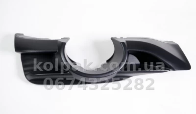 Ліва решітка бампера Subaru Impreza 2016-2022, Sport, з отв. для DRL, чорна, AVTM, 57731L29A, 186738913