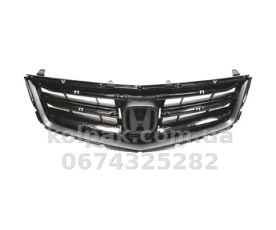 Решітка радіатора Honda Accord 8 2008-2010, EUR, із хромованим молдингом, AVTM, 183015990