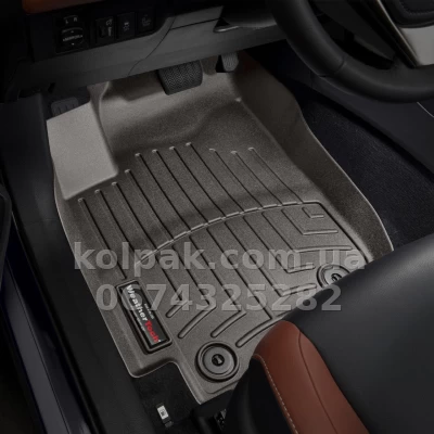 Floor mats for Toyota Rav4 2013-, with raised edges, front, cocoa, Weathertech 475101 — photo 2