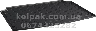 Килимок у багажник Peugeot 308 HB 2013-2021, GledRing GR 1654 Килимок у багажник Peugeot 308 HB 2013-2021, GledRing GR 1654 — фото 2