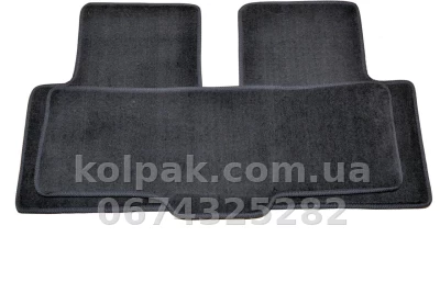 Ворсові килимки в салон Mercedes-Benz GL-Class W164/ML-Class W164 2006-2012, 5 місць, Premium, чорні, AVTM BLCLX1348 — фото 6