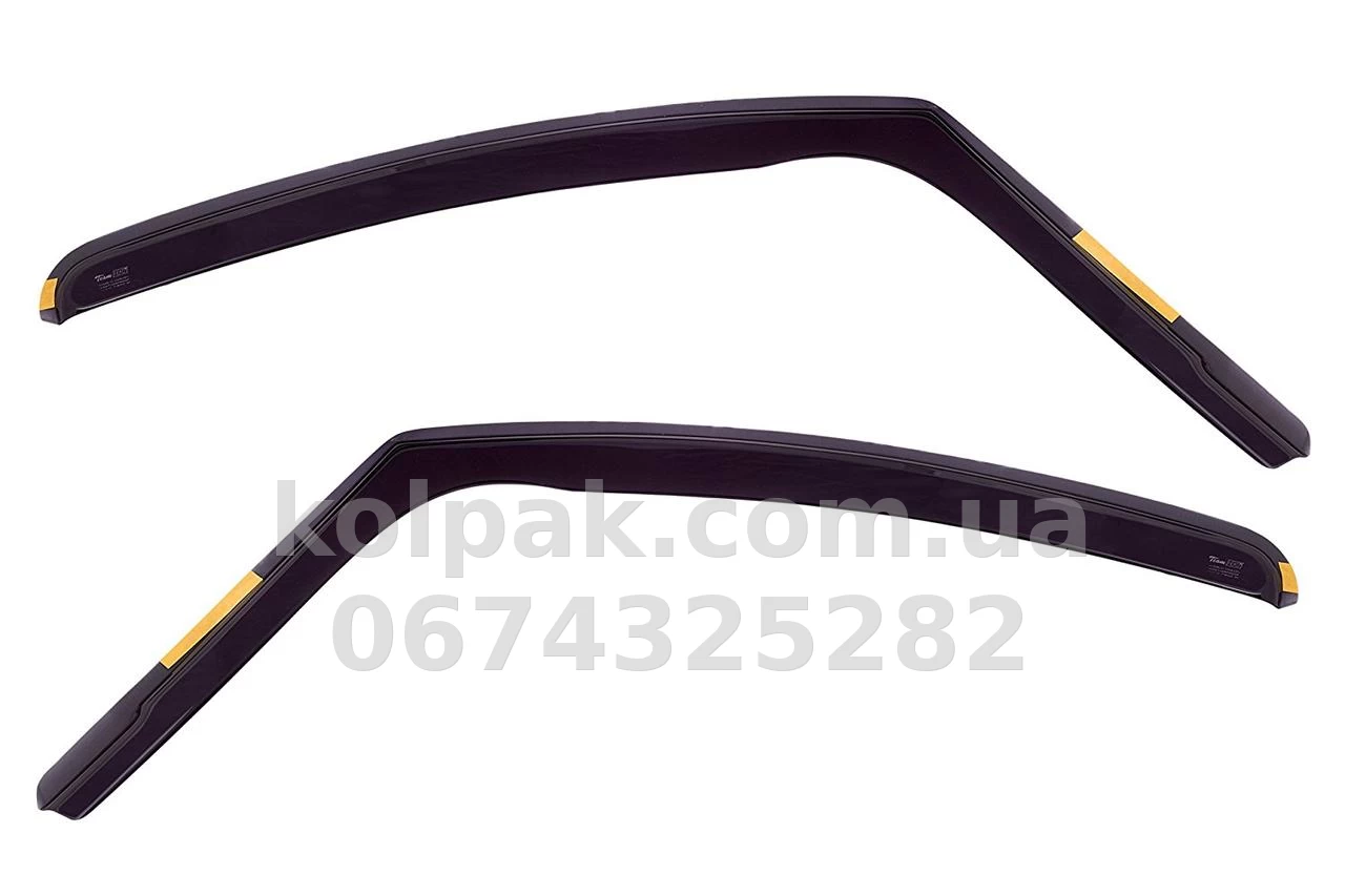 In-channel window wind deflectors for Peugeot Partner/Citroen Berlingo 2008-26133 Heko In-channel window wind deflectors for Peugeot Partner/Citroen Berlingo 2008-26133 Heko β photo 1