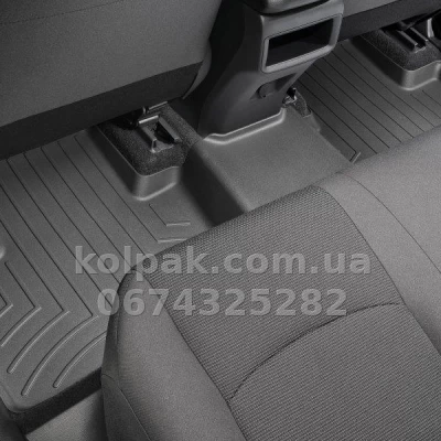 Floor mats for Toyota Rav4 2019-, with raised edges, rear, black, Weathertech 4415162 — photo 2