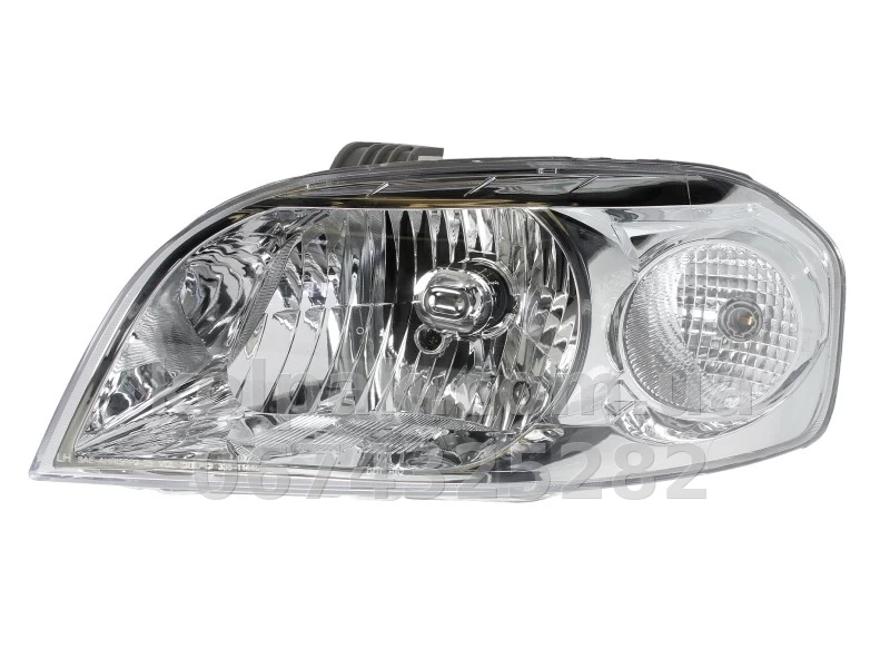 Передня ліва фара Chevrolet Aveo SD 2006-2011/Zaz Vida SD 2012-, H4, із коректором, Depo, 235-1104LMLD-EM Передня ліва фара Chevrolet Aveo SD 2006-2011/Zaz Vida SD 2012-, H4, із коректором, Depo, 235-1104LMLD-EM — фото 1