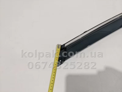 Дефлектори вікон Toyota Camry 70 2018+ HAVOC — з хромованою смугою — фото 9