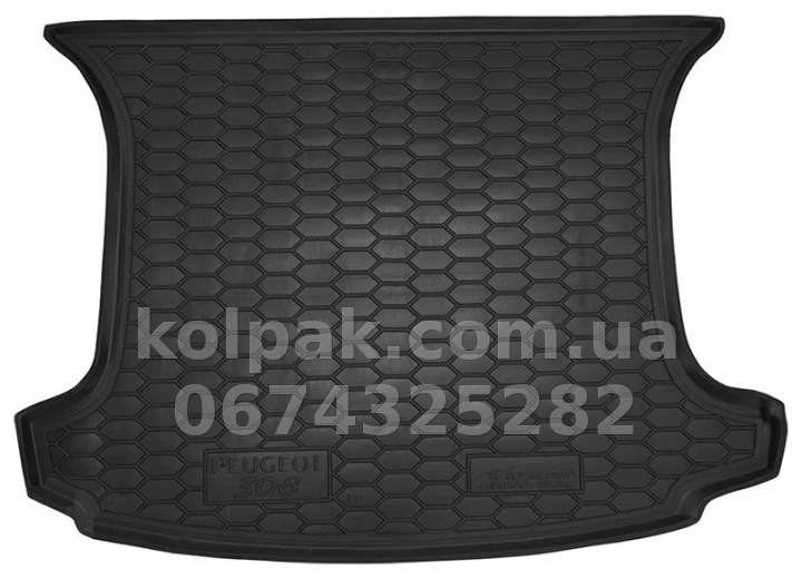 Boot mat for Peugeot 308 SW 2008-, 5 seats, 111555 Avto-Gumm Boot mat for Peugeot 308 SW 2008-, 5 seats, 111555 Avto-Gumm β photo 1