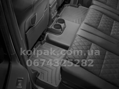Floor mats for Ford Edge 2015-, rear, black, Weathertech 448152IM — photo 2