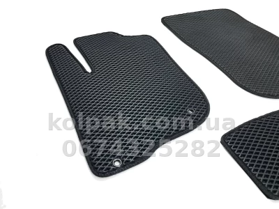 Килимки в салон Mitsubishi Pajero Sport 2008-2015, EVA, чорні, 5 шт., AVTM BLCEV1402 — фото 3