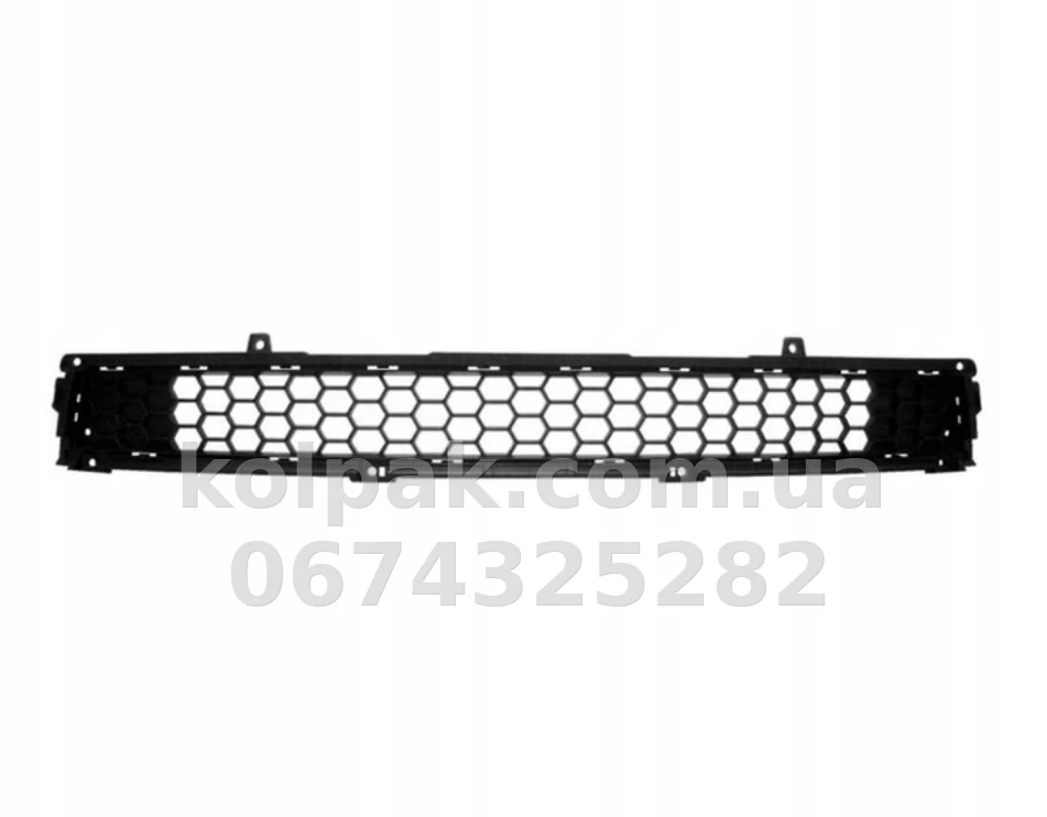 Решітка бампера Kia Soul 2016-2018, середня, нижня, чорна, AVTM, 86562B2500, 184036915 Решітка бампера Kia Soul 2016-2018, середня, нижня, чорна, AVTM, 86562B2500, 184036915 — фото 1