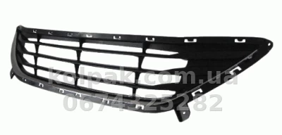 Решітка бампера Hyundai Elantra 2011-2014, середня без молдинга, AVTM, 865603Y000, 3228 910-P
