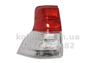 Задній лівий ліхтар Toyota Land Cruiser Prado 150 2009-2013, LED, Depo, 212-19T7L-UE