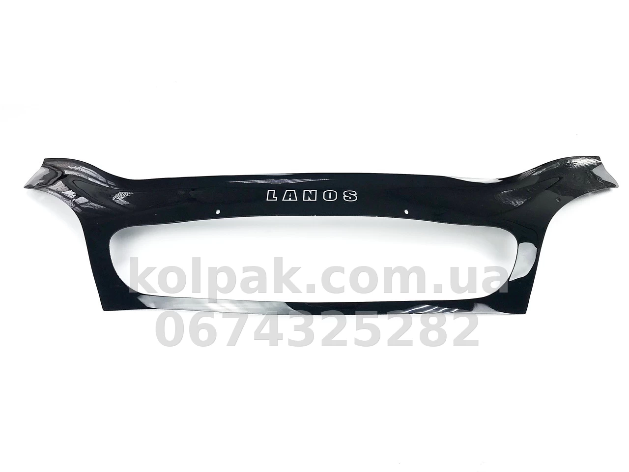 Bonnet deflector for Daewoo Lanos 2005-/Chevrolet Lanos 2005-/with grille radiator Vip Tuning CH15 Bonnet deflector for Daewoo Lanos 2005-/Chevrolet Lanos 2005-/with grille radiator Vip Tuning CH15 β photo 1