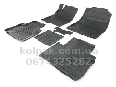 Floor mats for Haval H6 2015-, Rubber, 5 pcs, Seintex, 86467 — photo 2