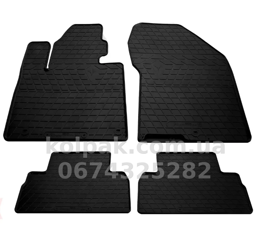 Floor mats for Hyundai Santa Fe 2018-, 4 pcs, Stingray, 1009274 Floor mats for Hyundai Santa Fe 2018-, 4 pcs, Stingray, 1009274 β photo 1