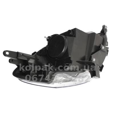 Передня ліва фара Fiat Fiorino/Citroen Nemo/Peugeot Bipper 2008-, H4, електричне регулювання, із моторчиком, Depo, 661-1158LMLD-EM — фото 2