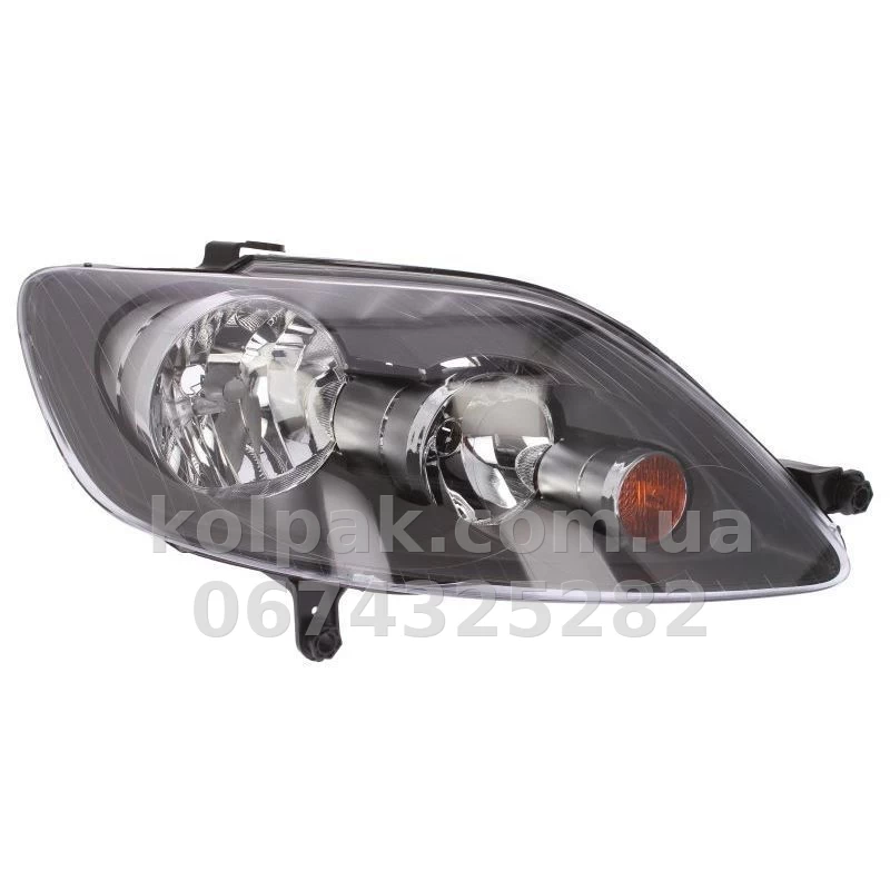 Front right headlight Volkswagen Golf Plus 2005-2013, H7/H7, electric adjustment, Depo, 441-1198R-LDEM6 Front right headlight Volkswagen Golf Plus 2005-2013, H7/H7, electric adjustment, Depo, 441-1198R-LDEM6 β photo 1