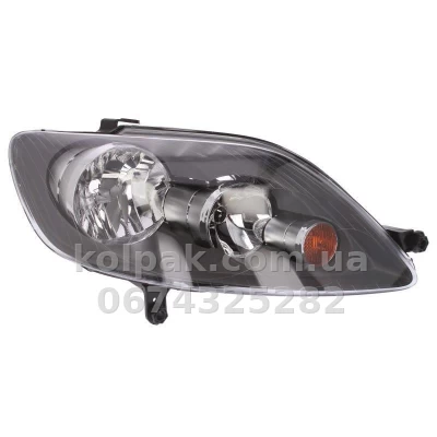 Передня права фара Volkswagen Golf Plus 2005-2013, H7/H7, електричне регулювання, Depo, 441-1198R-LDEM6