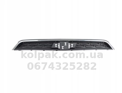 Решітка радіатора Chevrolet Spark m400 2015-2018, чорна, із хромованим молдингом, AVTM, 181736990 Решітка радіатора Chevrolet Spark m400 2015-2018, чорна, із хромованим молдингом, AVTM, 181736990 — фото 2
