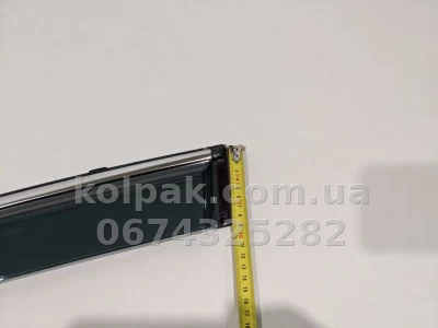 Дефлектори вікон Toyota Camry 70 2018+ HAVOC — з хромованою смугою — фото 7