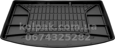 Boot mat for Toyota Yaris 2010-2020, lower level, luggage compartment, Pro-Line, Frogum FG TM405677 — photo 2